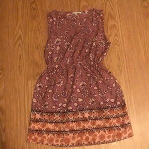 Patterned Pink Dress